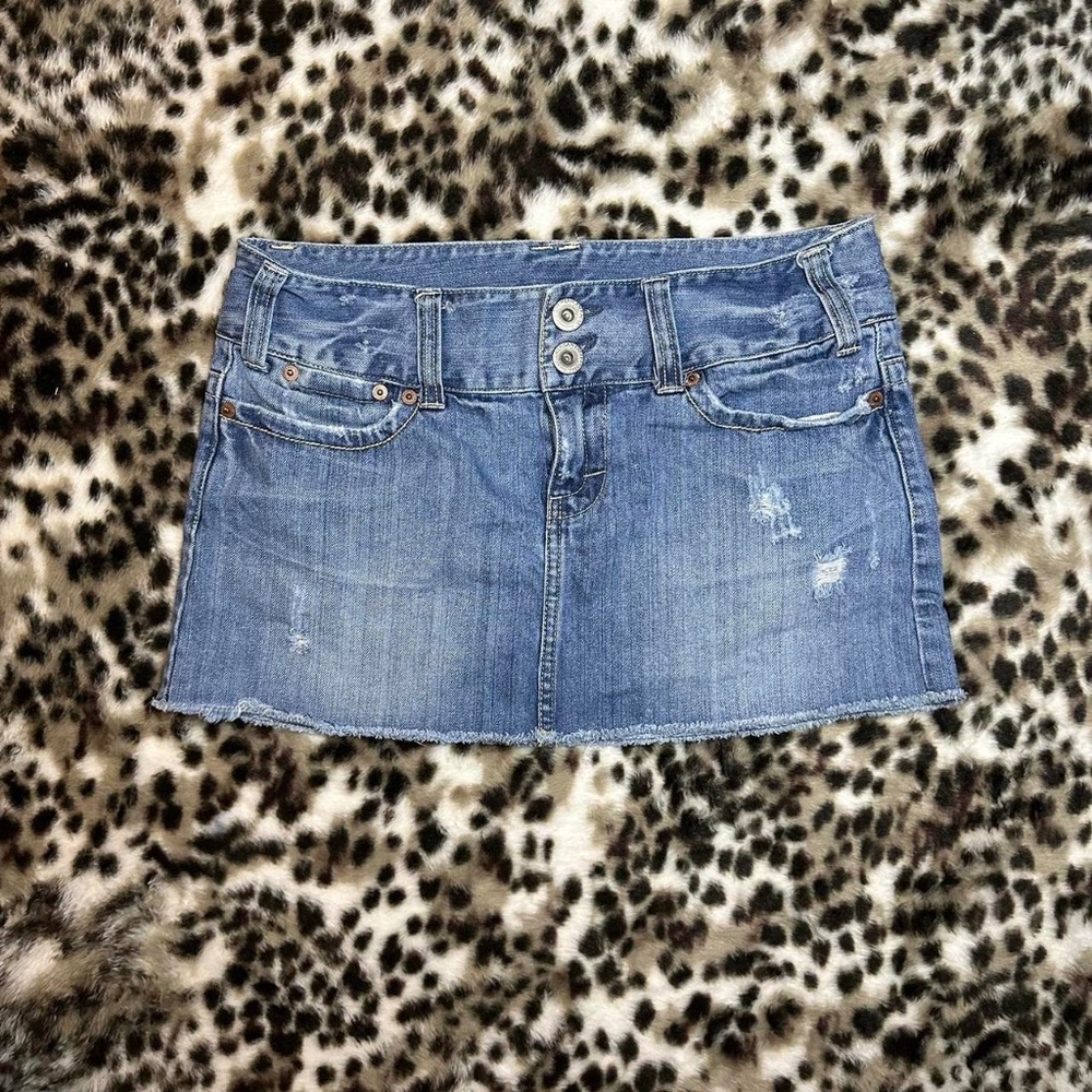 American Eagle  denim mini skirt